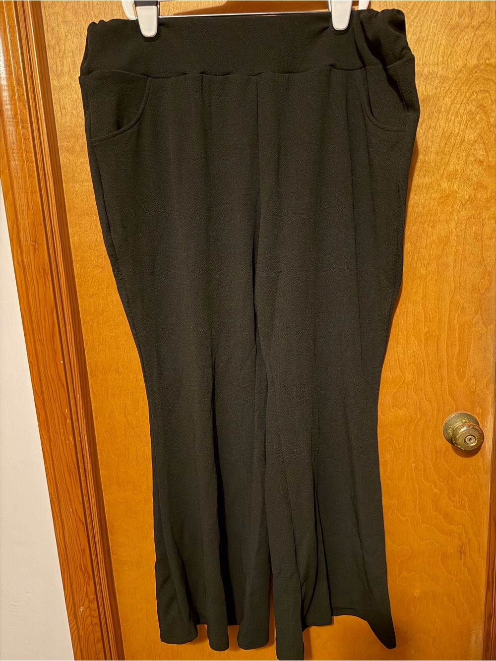 Three Pair of SHEIN Black Pull-On Wide Leg Pants with Pockets